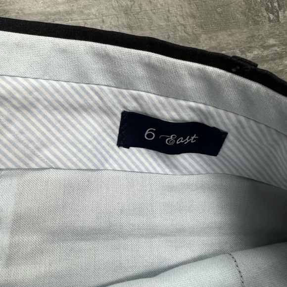 6 East Solid Charcoal Grey Super 130’s Dress Pants 40 - Picture 6 of 8